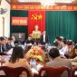Đoàn khảo sát hội đồng Lý luận Trung ương làm việc tại huyện Thiệu Hóa